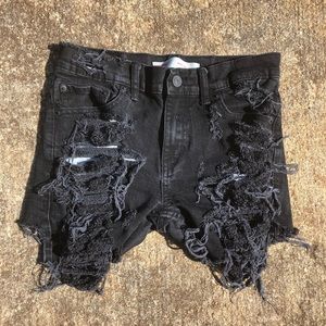 Levi’s Distressed Shorts